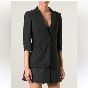Philipp Plein Elegant Black Blazer Size XS new